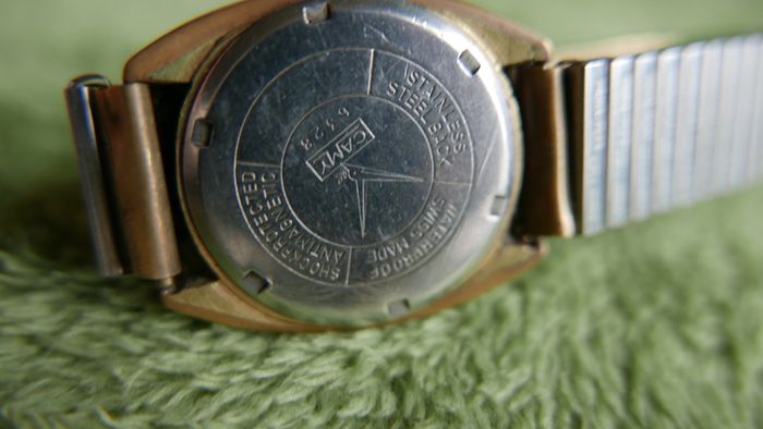 Vintage  Camy Winding Watch Water Proof Shock Protected  Swiss made - works well