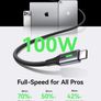 INIU USB C Cable, [2m] 100W Fast Charging USB C to USB C cable, Nylon Braided Phone Charger Type C Data Cord for iPhone 17 16 Pro Max, MacBook, iPad Air, Samsung S25 S24 Ultra, Google Pixel 9, Xiaomi Image 2