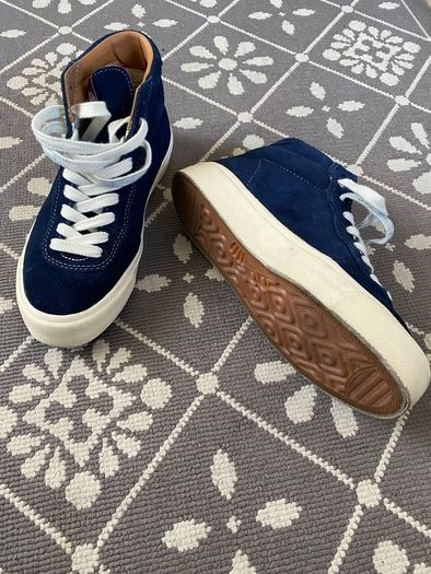 Last Resort Ab Suede Hi Shoes (navy White)