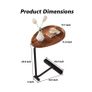 Side Table for Sofa End Coffee Table for Living Room Bedside Table - FREE DELIVERY OR PICK UP IN STORE Image 2