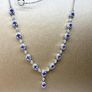 Tanzanite and Natural Zircon Necklace Image 3