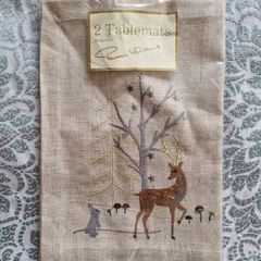 2 New Christmas placemats