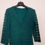 Per Una Dark Teal Green Lace Tiered Midi Dress 12UK/40EU Image 7