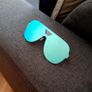 Mirrored Sunglasses with Case & Pouch Image 3