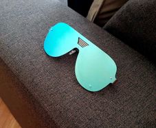 Mirrored Sunglasses with Case & Pouch