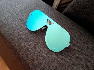 Mirrored Sunglasses with Case & Pouch
