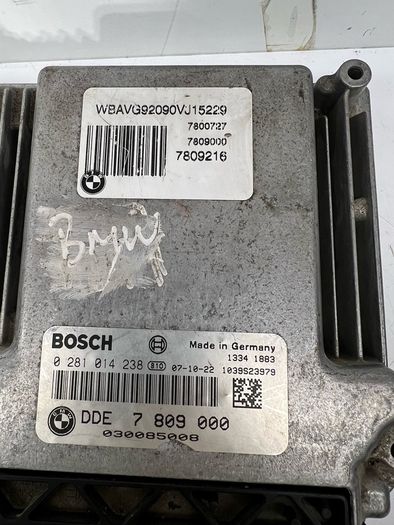 Bmw 1 3 5 Series 2.0 Diesel N47 Engine Ecu Dde 7809000 0281014238 A2l6b4s