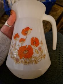Vintage Poppy Jug