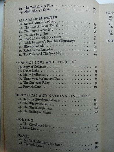 The Second Book of Irish Ballads (1964) - James N Healy - Vintage Mercier Book - Irish Song Music Book
