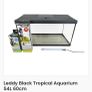 AQUAEL leddy black tropical aquarium 54L 60cm Image 2