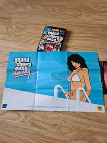 Grand Theft Auto: Vice City (Rockstar) PC CD-Rom Game, Box, Manual, Map, Sticker