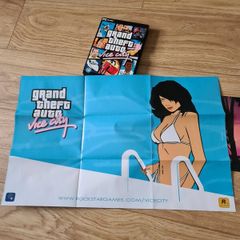 Grand Theft Auto: Vice City (Rockstar) PC CD-Rom Game, Box, Manual, Map, Sticker