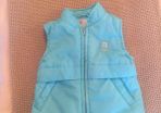 Gorgeous turquoise gillet 6-12 mths