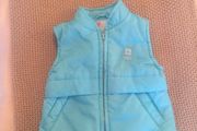 Gorgeous turquoise gillet 6-12 mths
