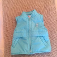 Gorgeous turquoise gillet 6-12 mths
