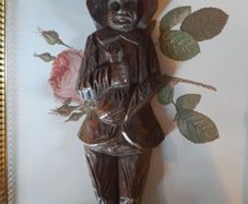 Folk Art Chip Carved Man