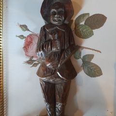 Folk Art Chip Carved Man