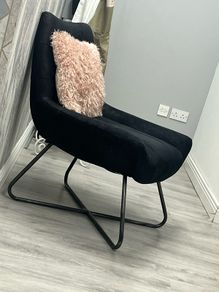Black stylish armchair