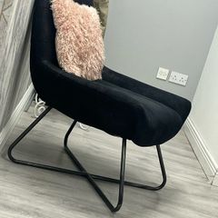 Black stylish armchair