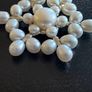 silver necklace with natural pearls Image 8
