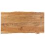 Dining Table 140x70x76 cm Solid Acacia Wood Image 4