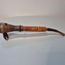 Vintage Estate Pipe Collection with Solid Wood Display Rack Image 3