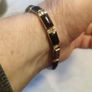 Sterling Silver Art Deco Onyx Bracelet Image 9