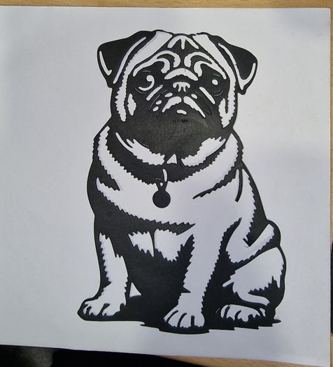 Cute Pug Greeting Card