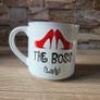 Brand new white ceramic The Boss Lady mug Image 4
