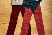 Bundle 8-9 years 2 Benetton jumpers, POP trousers, Verbaudet trousers