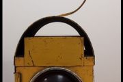 old oil railway lamp
