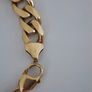 9k ct Gold Cuban Bracelet 32.9 grams Image 3