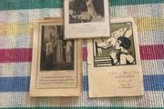 Vintage French communion cards x 3 1916-40