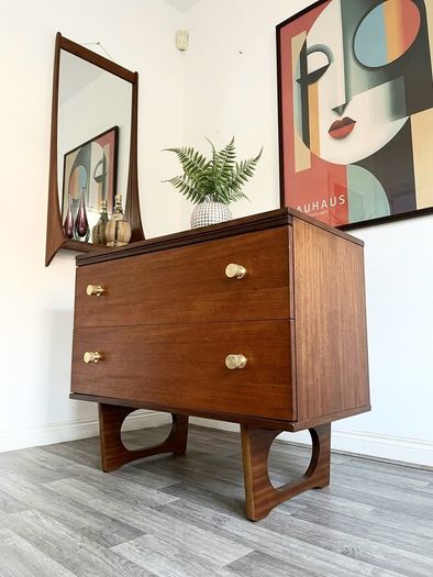 Vintage Retro Mid Century Cabinet/Chest of Drawers