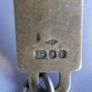 Antique Men's Excellent Quality Hallmarked Sterling Silver Identity Bracelet L 7,5" - 17,99g Image 3
