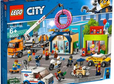 Lego City 60233: Donut Shop Opening (2019) 100% Complete W/BOX
