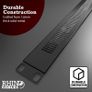 rhinocables Patch Panel 19" Brush Plate Mountable 1U Network Bar Image 2