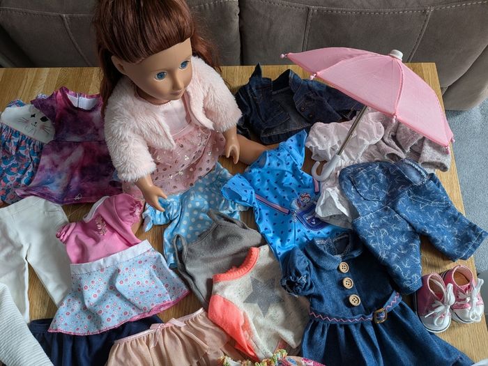 Our generation 2 dolls and clothes