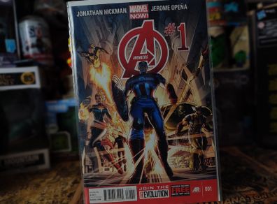 The Avengers ! Issue #1 ! 1st Appearance of the Aleph ! 1st Appearance of Abyss and her brother Ex Nihilo ! 2013 ! by Marvel !