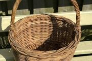 Vintage Basket Bag- Organic Shopping