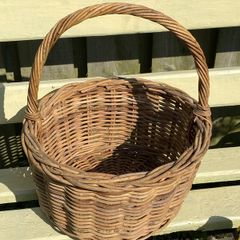 Vintage Basket Bag- Organic Shopping