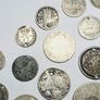 Silver coins 77 grams Scrap Damaged Coins Image 9