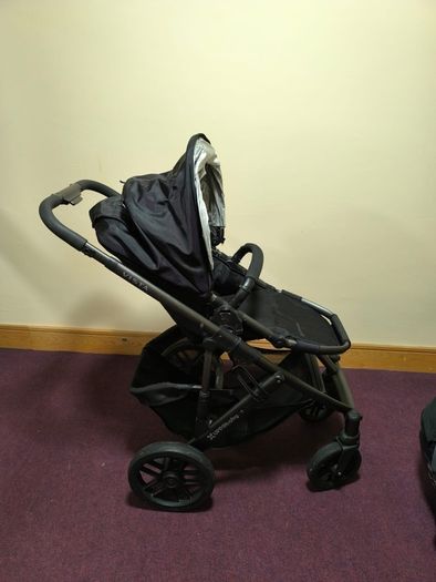 UPPAbaby Vista Travel System Bundle  Pram Carrycot Car Seat Toddler Seat Board (Older Model)