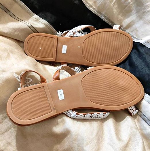 Womens Lace Flat Sandals Size 43