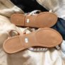 Womens Lace Flat Sandals Size 43 Image 8