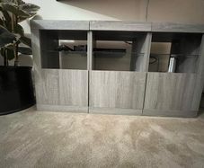 grey tv unit