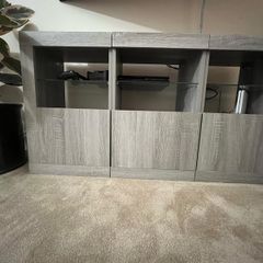 grey tv unit