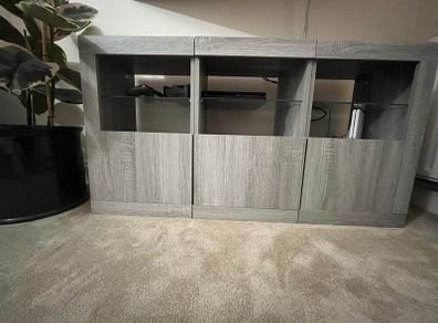 grey tv unit