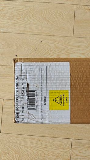 15 year roof felt black 10m