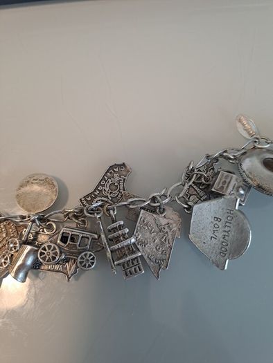 silver charm bracelet
